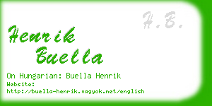 henrik buella business card